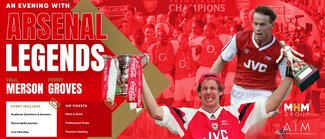 1417 x 860 Arsenal Legends - Paul Merson & Perry Groves